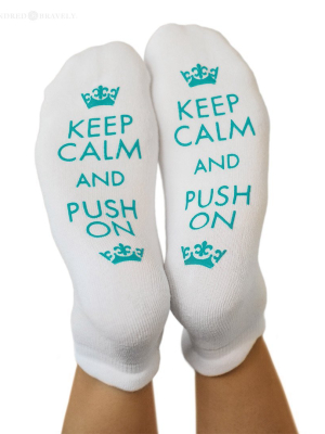 Labor & Delivery Socks | Keep Calm