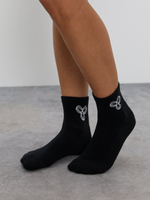 Logo High Ankle Sock 3-pack