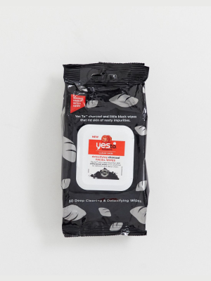 Yes To Detoxifying Charcoal Facial Wipes 30ct