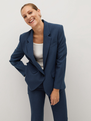 Structured Suit Blazer