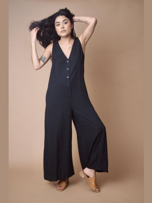 Wide Leg Upcycled Jumpsuit