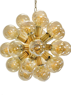 Shapiro Glass Globe Chandelier