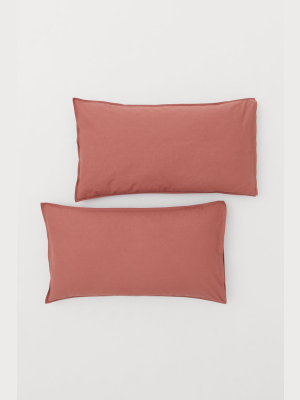 2-pack Cotton Pillowcases