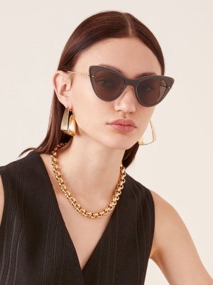 Skeleton Cat-eye Acetate Sunglasses