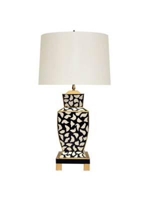 Hand Painted Urn Table Lamp In Various Colors