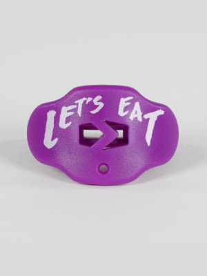 Let's Eat Hue Purple Football Mouthguard