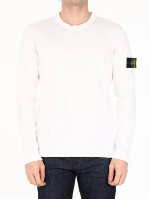 Stone Island Logo Patch Crewneck Jumper