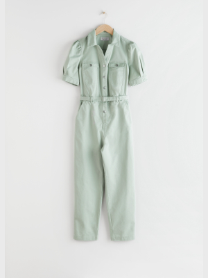 Organic Cotton Twill Jumpsuit