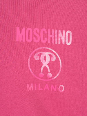 Moschino Logo Drawstring Hoodie