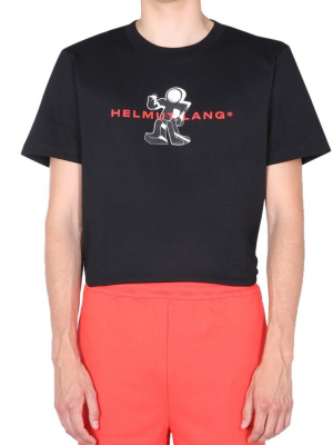 Helmut Lang Figure Printed Crewneck T-shirt