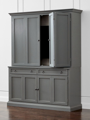 Cameo 2-piece Grey Entertainment Center