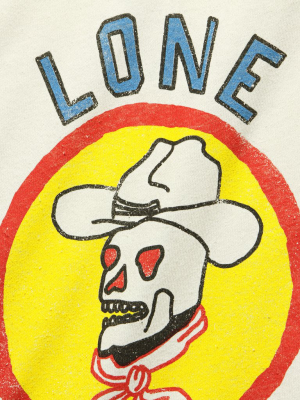 Lone Star Cowboy Tee - Vintage White