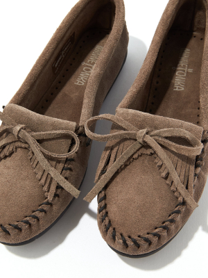 Minnetonka Kilty Suede Moccasin