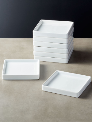 Set Of 8 Bento Appetizer Plates