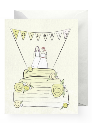 Bd Greeting Cards, Wedding Bride & Bride