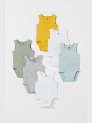 6-pack Sleeveless Bodysuits