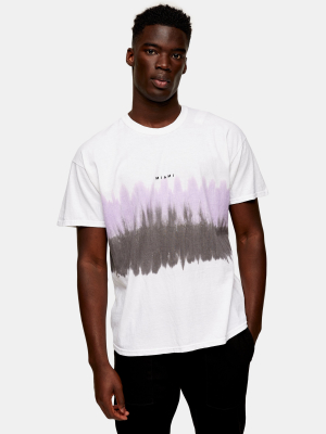 Lilac Miami Tie Dye T-shirt