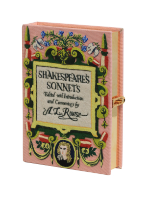 Shakespeare's Sonnets Customizable Book Clutch