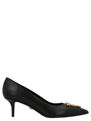 Versace Virtus Pointed-toe Pumps