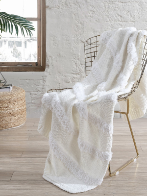 Modern Threads Acrylic Fuax Fur Throw, 50" X 60", Farrah.