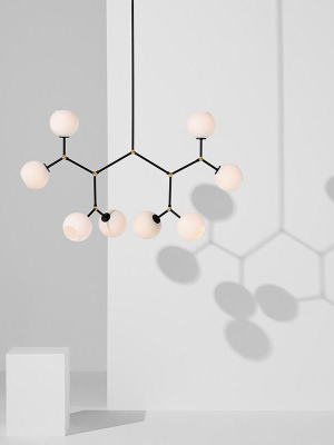 Nuevo Atom 8 Pendant Lighting - White