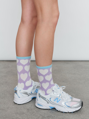 Lo X Laura Callaghan Another World Heart Socks
