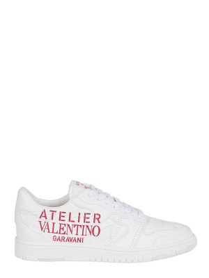 Valentino Logo Printed Sneakers