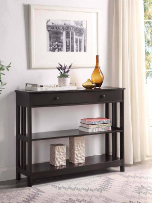 Mission 1 Drawer Console Table - Johar Furniture