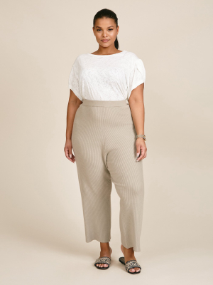 Ribbed Tapered Pant
