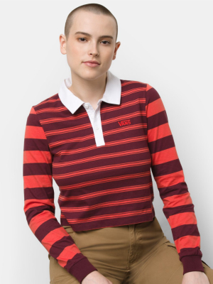 Stripe Block Polo Shirt