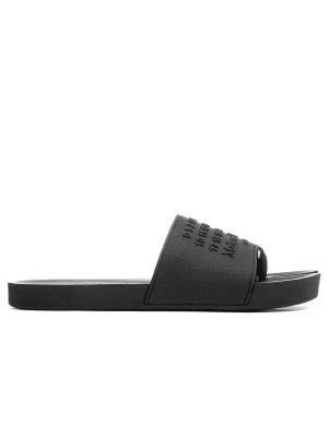 Maison Margiela Tabi Pool Slide - Black Raven