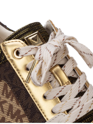 Michael Michael Kors Billie Monogrammed Logo Low-top Sneakers