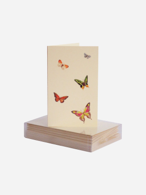 Butterfly Medley Mini Note Cards S/8