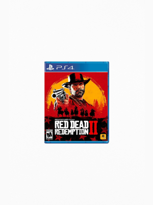 Playstation 4 Red Dead Redemption 2 Video Game