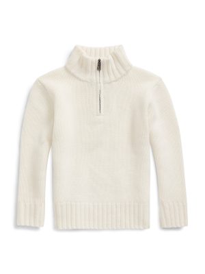 Cashmere Quarter-zip Sweater