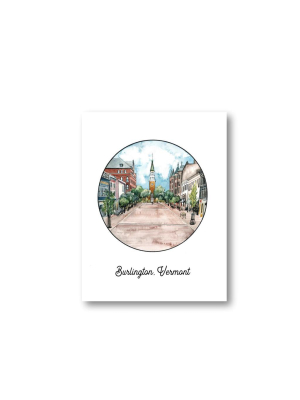 Burlington Circle Art Print - 11 X 14