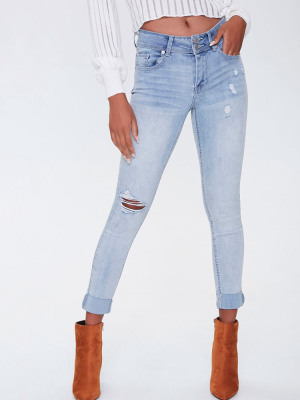 Recycled Skinny Ankle Jeans