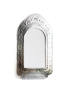 Tall Faux Tin Frame - Silver