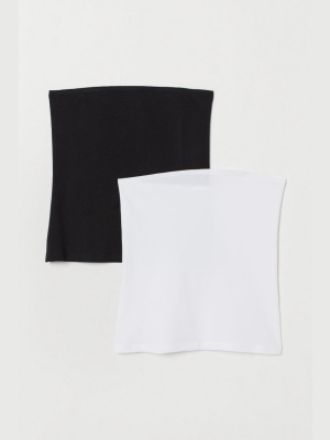 2-pack Cotton Tube Tops