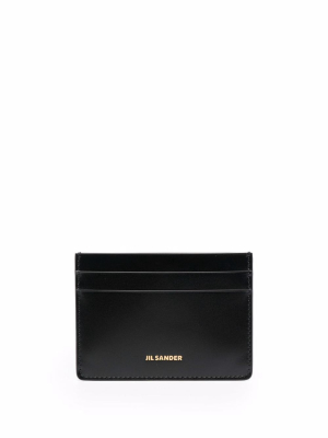 Jil Sander Logo Embossed Cardholder