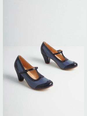 Gallery Opener T-strap Heel