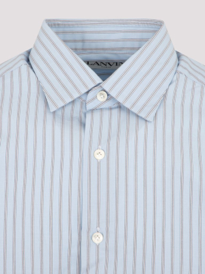 Lanvin Striped Long-sleeve Shirt