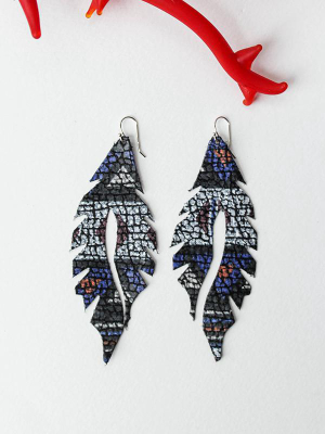 Leather Feather Minis: Stained Glass