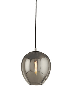 Odyssey 1lt Pendant Mini Carbide Black And Polished Nickel