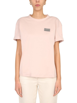 Brunello Cucinelli Logo Patch T-shirt