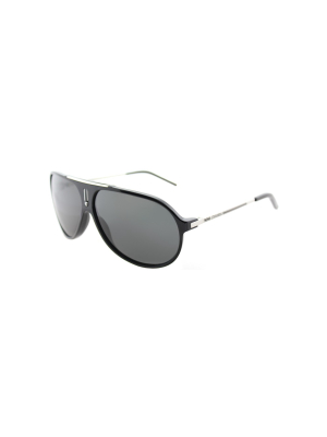 Carrera Hot Csa Ra Unisex Aviator Polarized Sunglasses Black Palladium 64mm