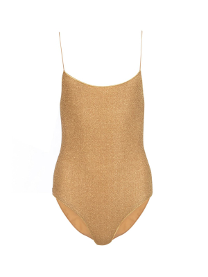 Oséree Maillot Lurex One-piece Swimsuit