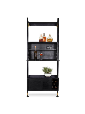 Theo Wall Unit With Bar In Various Colors