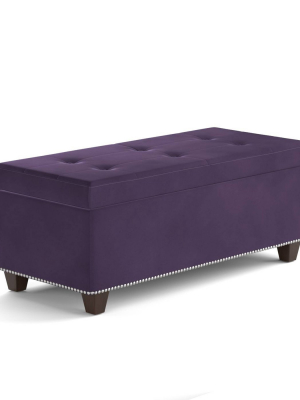 Lafayette Tufted Storage Ottoman - Handy Living