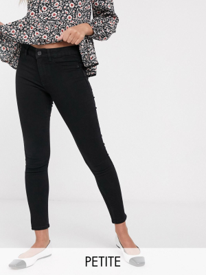 New Look Petite Skinny Jeans In Black